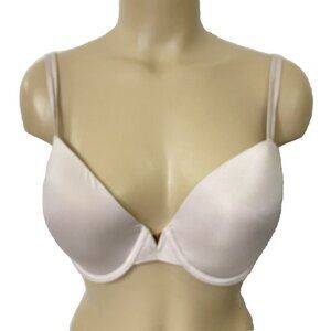 Victorias Secret Lightly Lined Demi Bra Womens size 36DD Underwire Beige